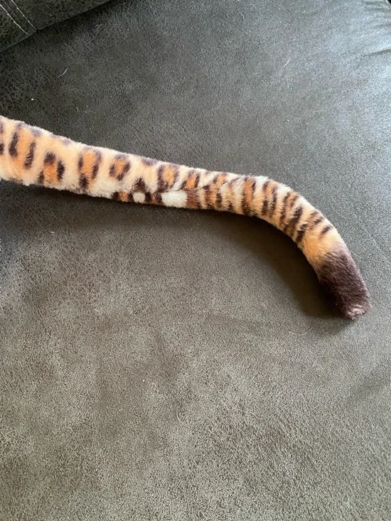 Plush Leopard Cuddly Toy - Tan & Brown Spotted Stuffed Animal - Picture 7 of 8